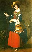 Francisco de Zurbaran st. agatha. Spain oil painting reproduction